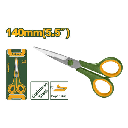 Jadever Stainless Steel Scissors 140mm – Blade Thickness 2.0mm (JDSX2655)