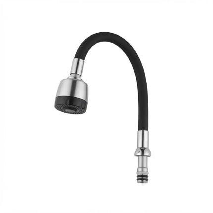 Black rubber kitchen sink tailpiece