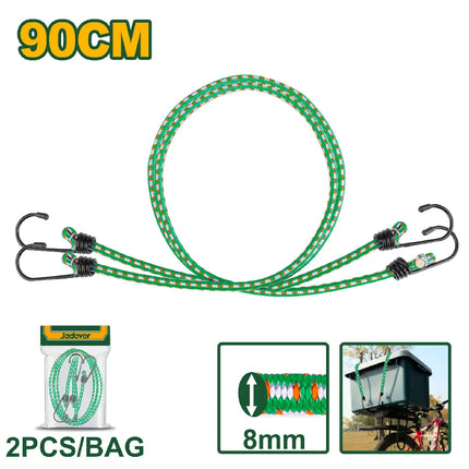 90cm Bungee Cord Set – 2 Pieces with Metal Hooks by G-Diver (JDLRP1190)